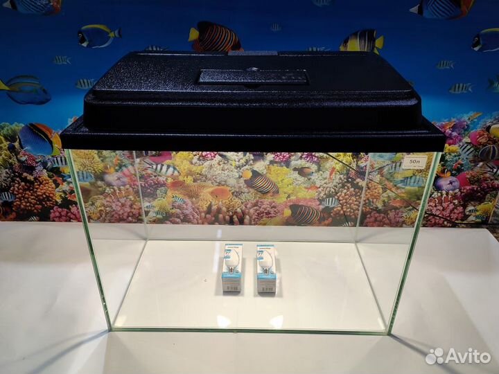 Аквариум 50л с крышкой