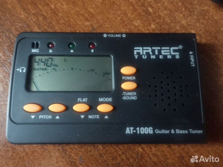 Тюнер для гитары Artec AT-100G