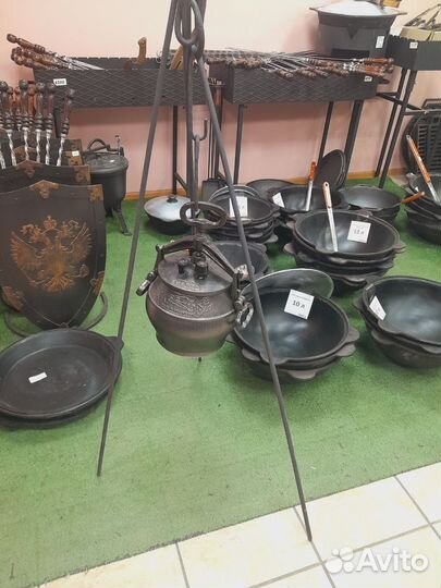 Тренога для афганского казана разборная для костра