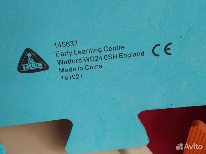 Детский мягкий пол- пазл