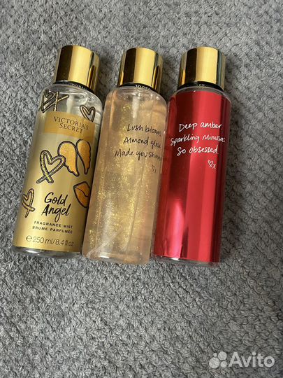 Туалетная вода и шиммер victoria secret