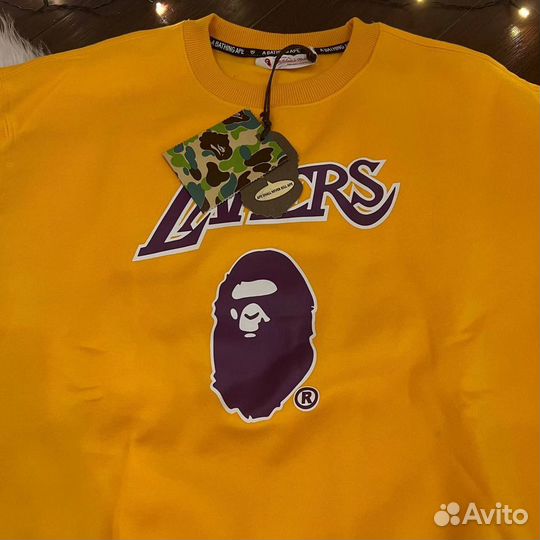 Свитшот Bape Lakers