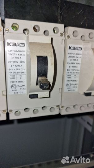 Выключатель каэз 57-31-340010 31,5А 63А 80А 100А