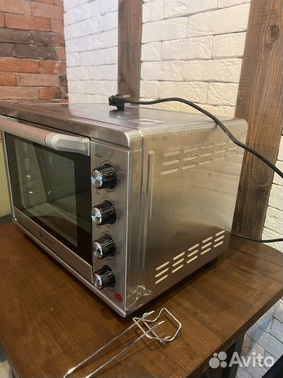 Мини-печь Gemlux GL-OR-1838MN, серебристая