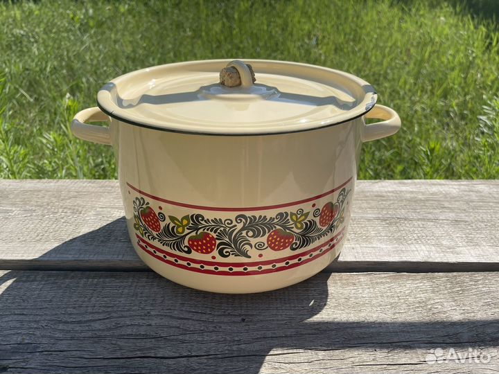 Эмалированная посуда кастрюля миска