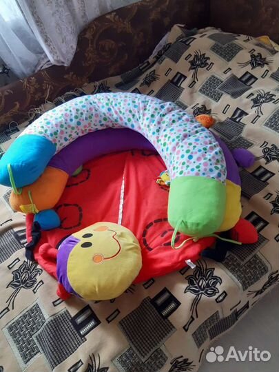 Развивающий коврик с подушками