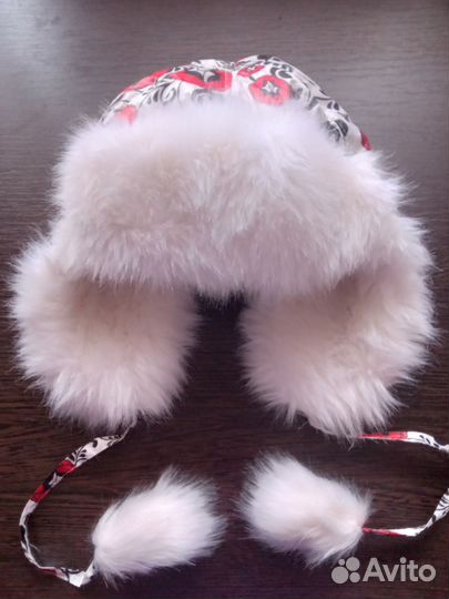Шапка-ушанка зимняя женская