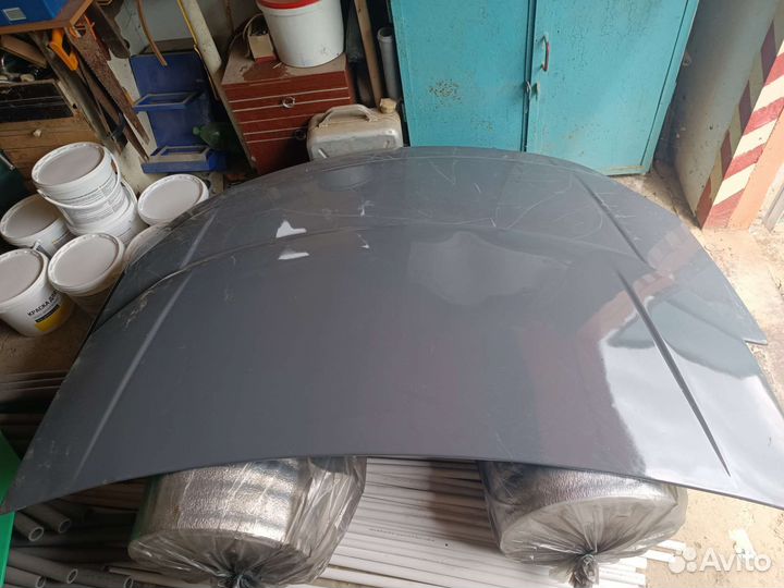 Капот газель next пластик