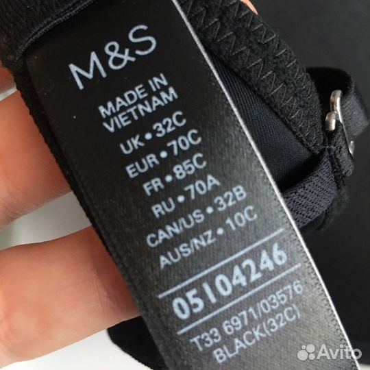 Бюстгалтер новый 70C пуш ап M&S