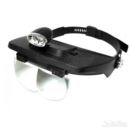 Лупа бинокулярная налобная MG81001-A