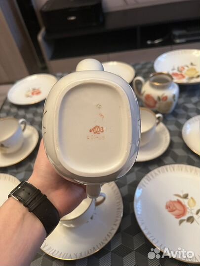 Сервиз чайный «Букет чайных роз»