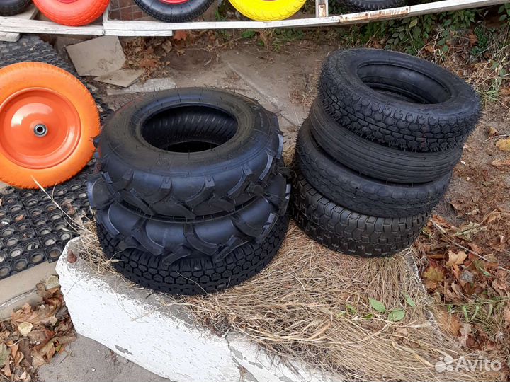 Покрышки и камеры для мотоблоков и тачек