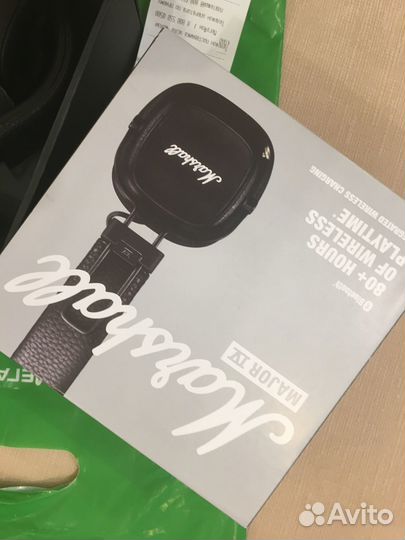 Наушники. Bluetooth-гарнитура Marshall Major IV