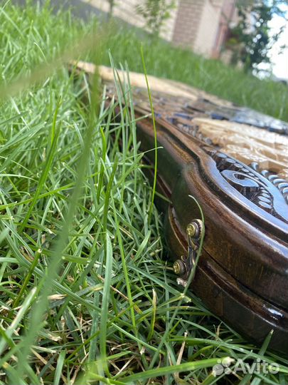 Нарды резные герб России