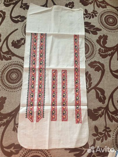 Заготовка к мужской рубашке вышитая