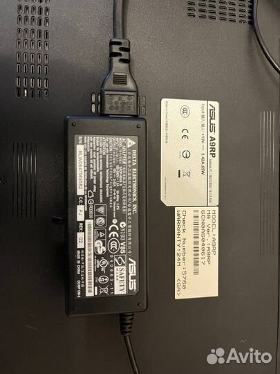 Ноутбук asus A9RP рабочий