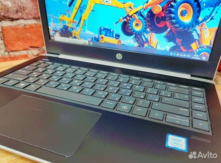 Тонкий Ноутбук Core i5 для игр учебы Hp Probook