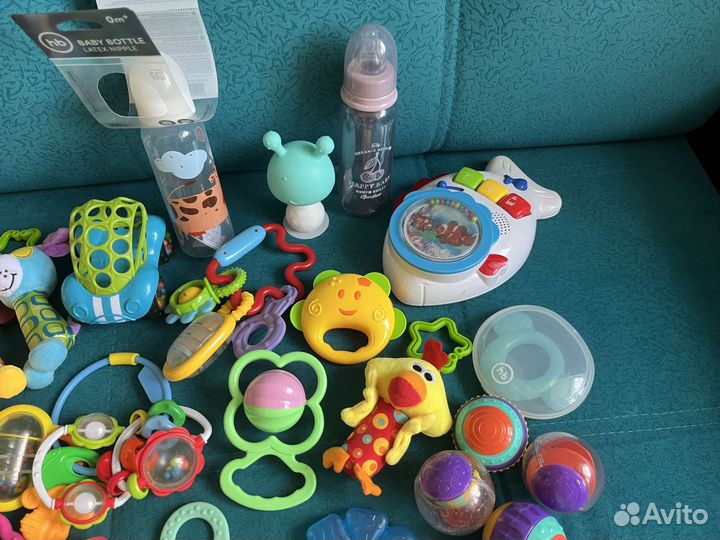 Игрушки погремушки грызунок пакетом