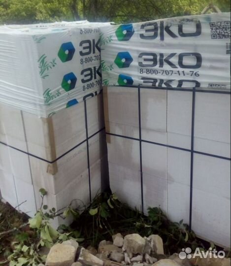 Блок из газобетона эко D600 B5,0 125x600x250