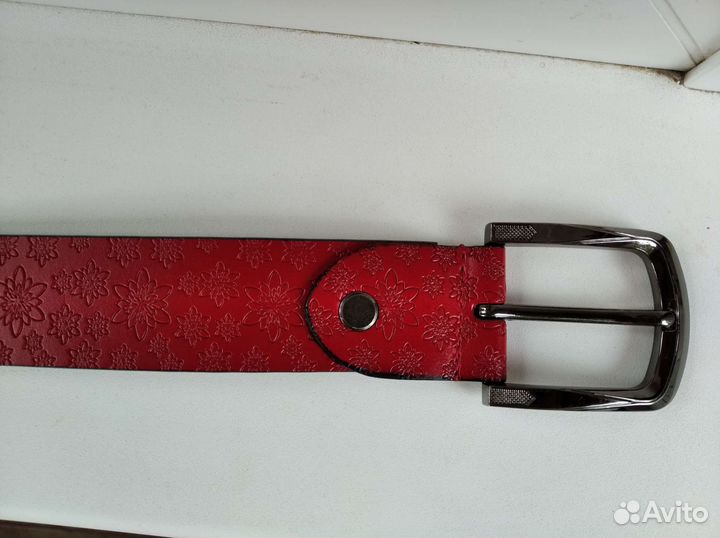 Ремень женский, мужской об. талии 95-110 нат кожа