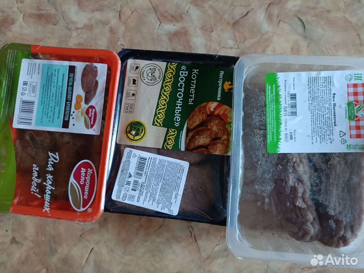 Фарш куриный, котлеты, печень