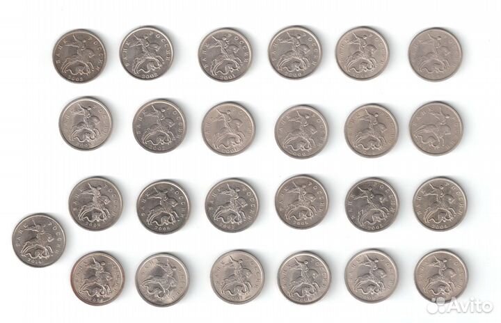 Полная погодовка монет России 1997 - 2023