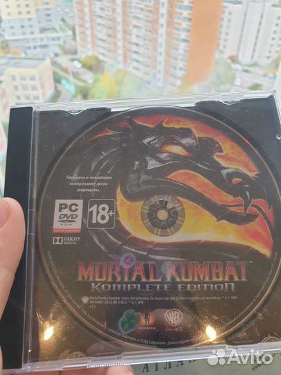 DVD диск mortal kombat