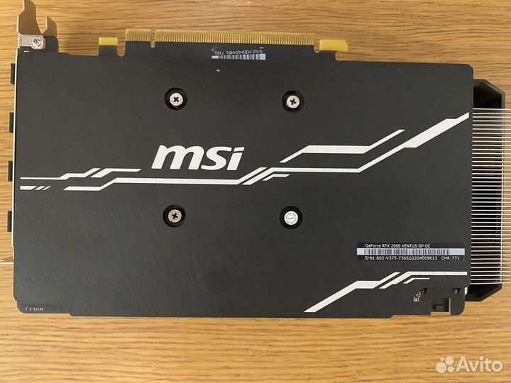Видеокарта MSI RTX2060
