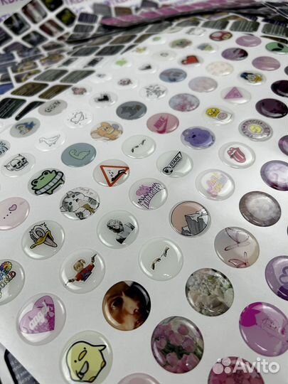 3d стикеры для телефона опт от 50 штук