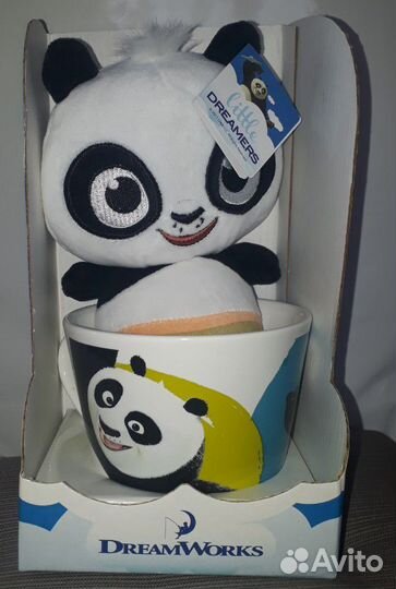 Игрушка в кружке Розочка, Цветан, Панда