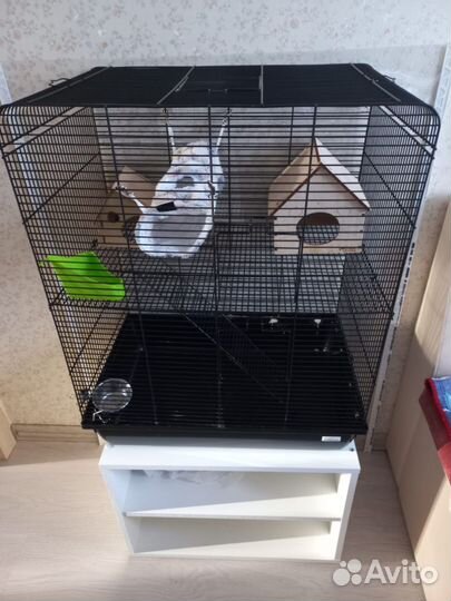 Клетка для грызунов inter zoo remy Black - 4 этажа