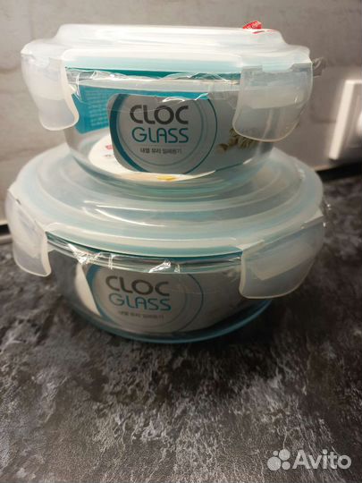 Стеклянные контейнеры с замками