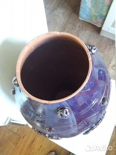 Большая керамическая ваза -высота 43см