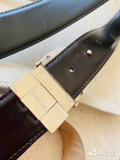 Ремень мужской ermenegildo Zegna натуральная кожа