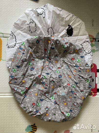 Матрас в круглую кроватку