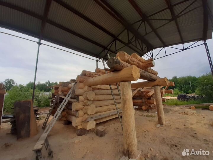 Баня из бревна