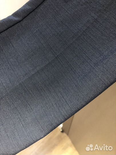 Брюки классика zara 48-50р серо -синии