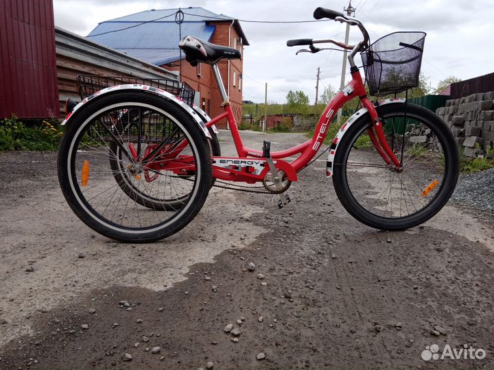 Грузовой 3 х колесный велосипед Stels Energy
