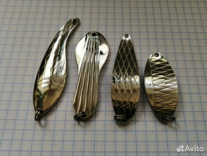 Набор блесен. Жерех, щука, судак, окунь