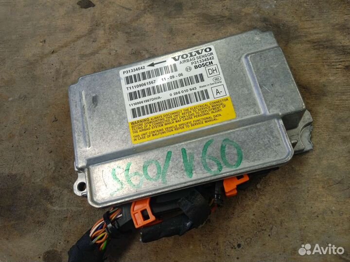 Эбу подушек безопасности Вольво В60 С60