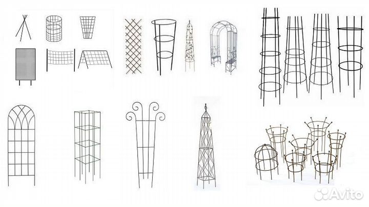 Шпалера садовая металлическая