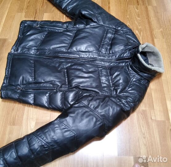 Пуховик куртка мужской toto group кожа 54/56