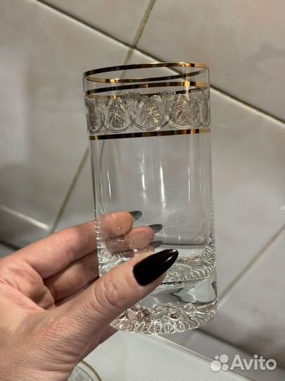 Стаканы Богемское стекло
