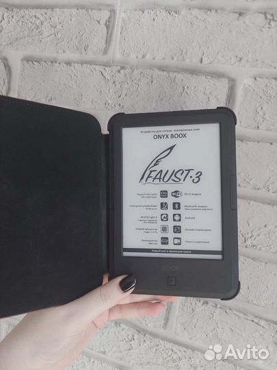 Электронная книга onyx boox faust 3
