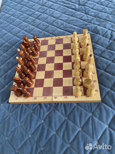 Шахматы большие деревянные 40*40