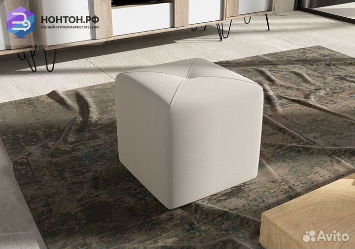 Пуф тип 6 бежевый