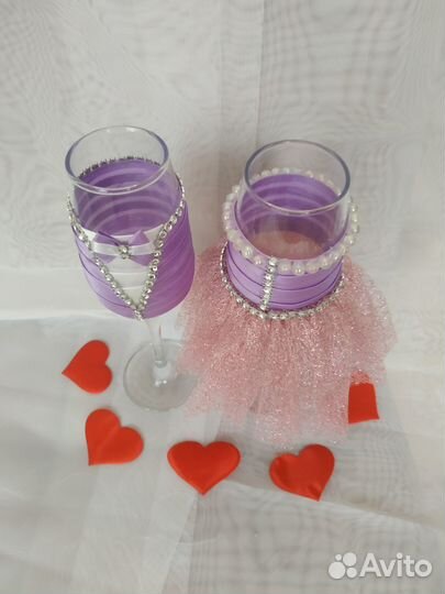 Аксессуары для свадьбы, наборы из 4 предметов