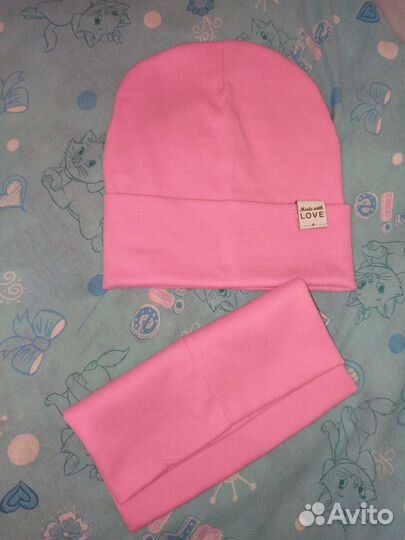 Комплект шапка, снуд