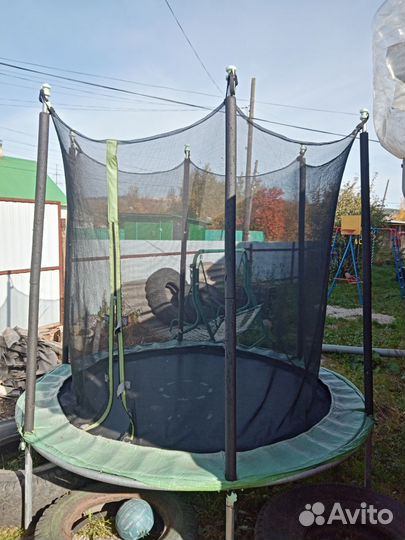Батут с сеткой бу
