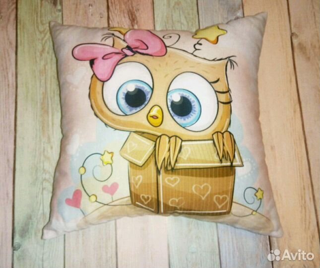 Подушка декоративная совы